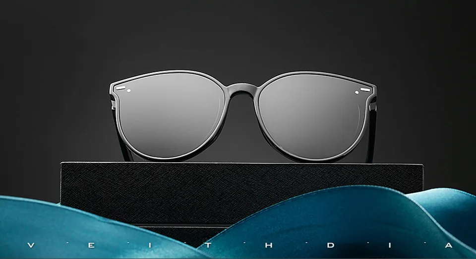 VEITHDIA Sonnenbrille Frauen Luxus Vintage Polarisierte Sonnenbrille Photochromen UV400 Cat Eye Damen Mode Brillen Weibliche K8520 – Detail 4