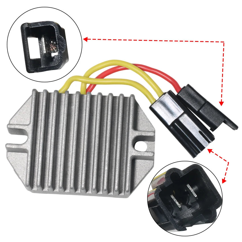 12V Voltage Regulator Rectifier For Argo XTV Frontier 650 8x8 2019 For Briggs & Stratton B&S 20AMP, 23HP 593843     High Quality