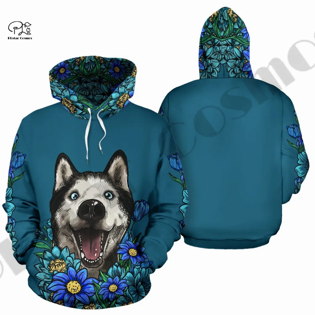 

PLstar Cosmos 3Dprint Newest Siberian Husky Pet Gift Harajuku Streetwear Unique Unisex Man/Woman Casual Hoodies/Sweatshirt/Zip 2