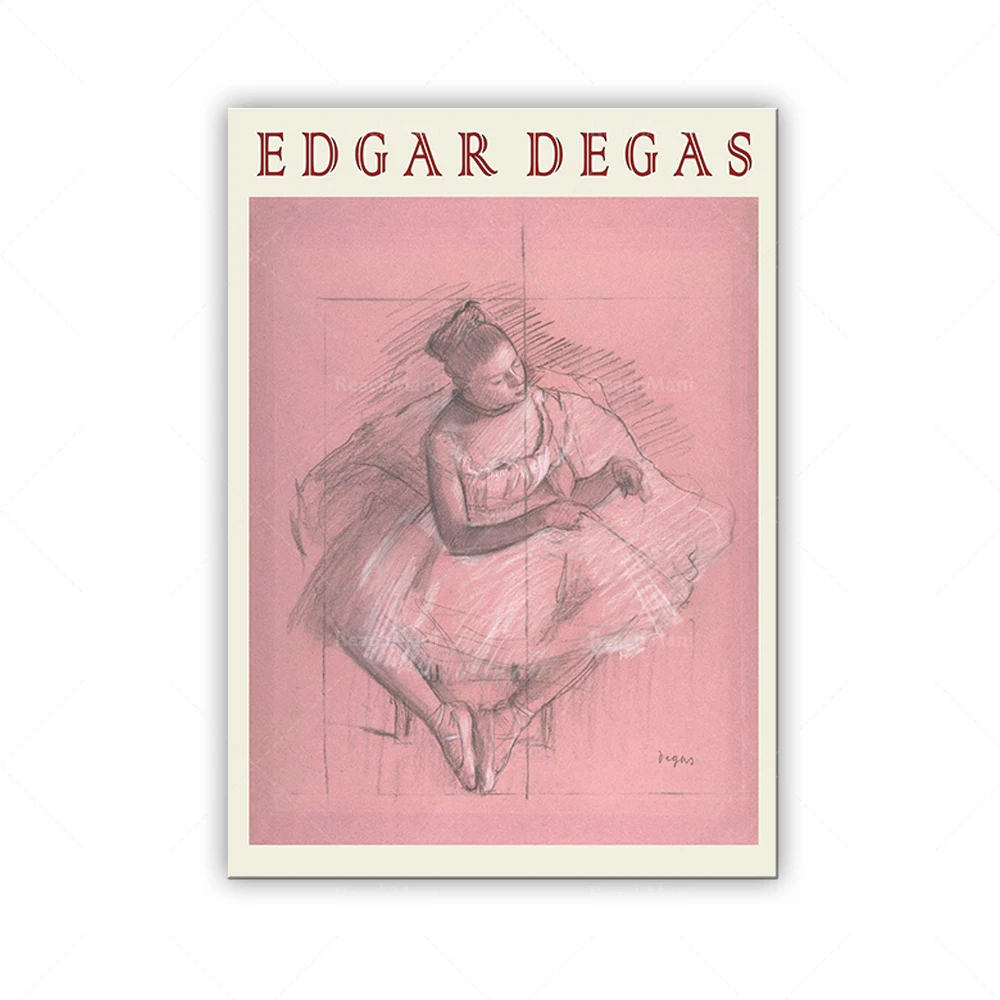 EDGAR DEGAS POSTER 1963
