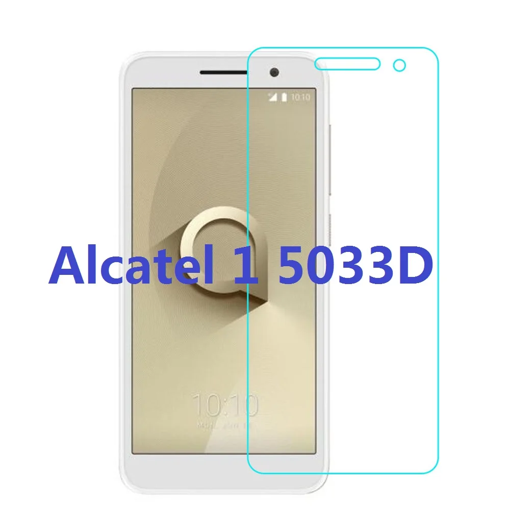 2PCS Smartphone 9H Tempered Glass for Alcatel 1 5033D Protective Film Screen Protector cover phone