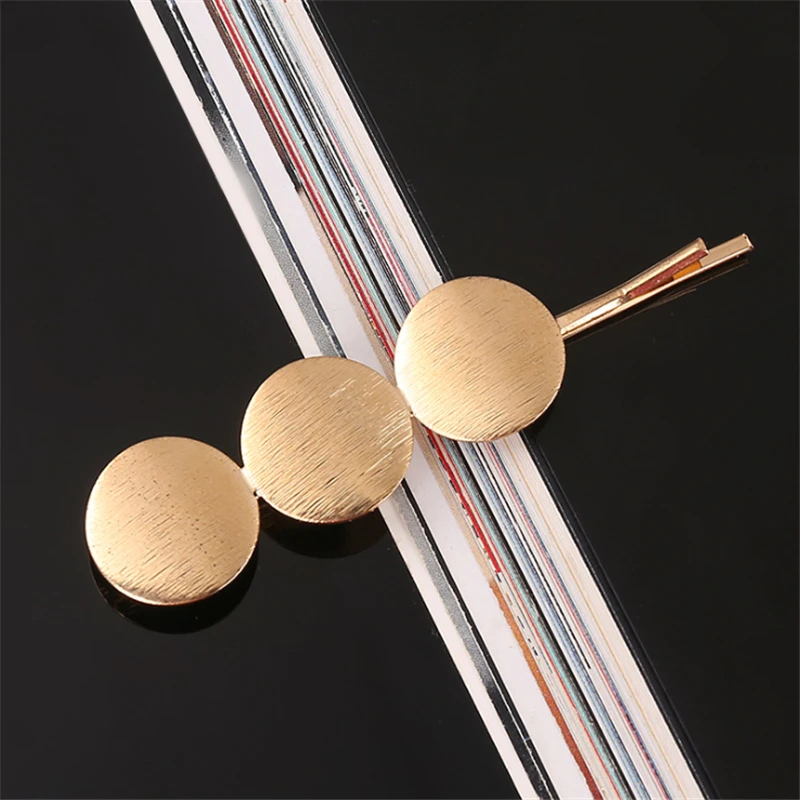 2/3/5/10PCS Gold Metal Hair Clips Pins For Girls Women Headwear Sweet Hairpins Barrettes Styling Hair Accessories Gift Wholesale