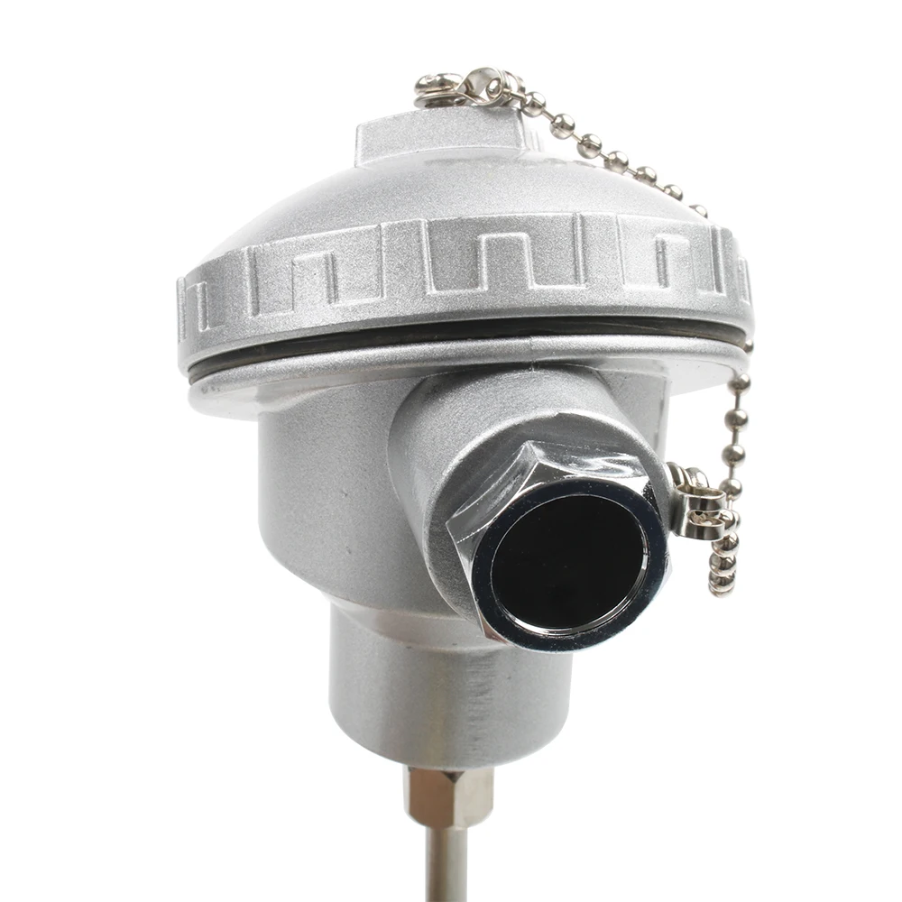 PT100 temperature sensor probe transmitter armored explosion-proof platinum RTD thermocouple 100mm