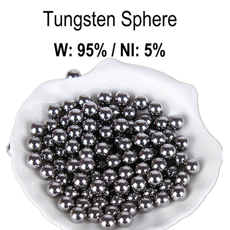 Hohe Reinheit Wolfram Kugel W Kugeln 95% 4 Forschung und Entwicklung Element Metall Einfache Substanz Hohe Temperatur Dia. 11mm