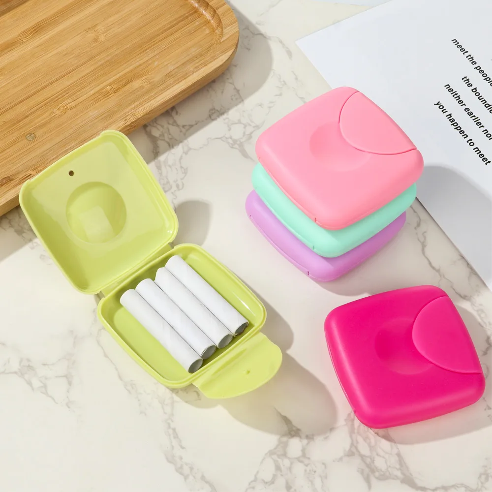 Creative Portable Women Tampons Storage Box Holder Tool Travel Outdoor Set Supplies Plastic Cosmetic Cotton Jewelry Storage Box