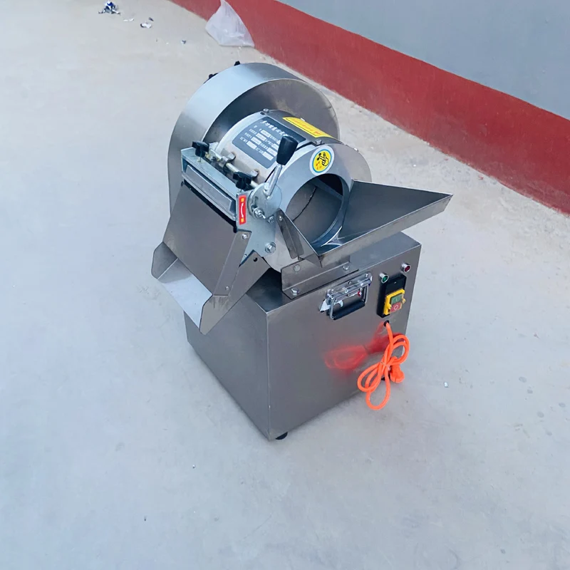 เครื่องตัดผักมัลติฟังก์ชั่นมันฝรั่งหัวไชเท้ากะหล่ําปลีหัวหอมสีเขียวเครื่องตัดหั่นย่อยเครื่องหั่นลูกเต๋า