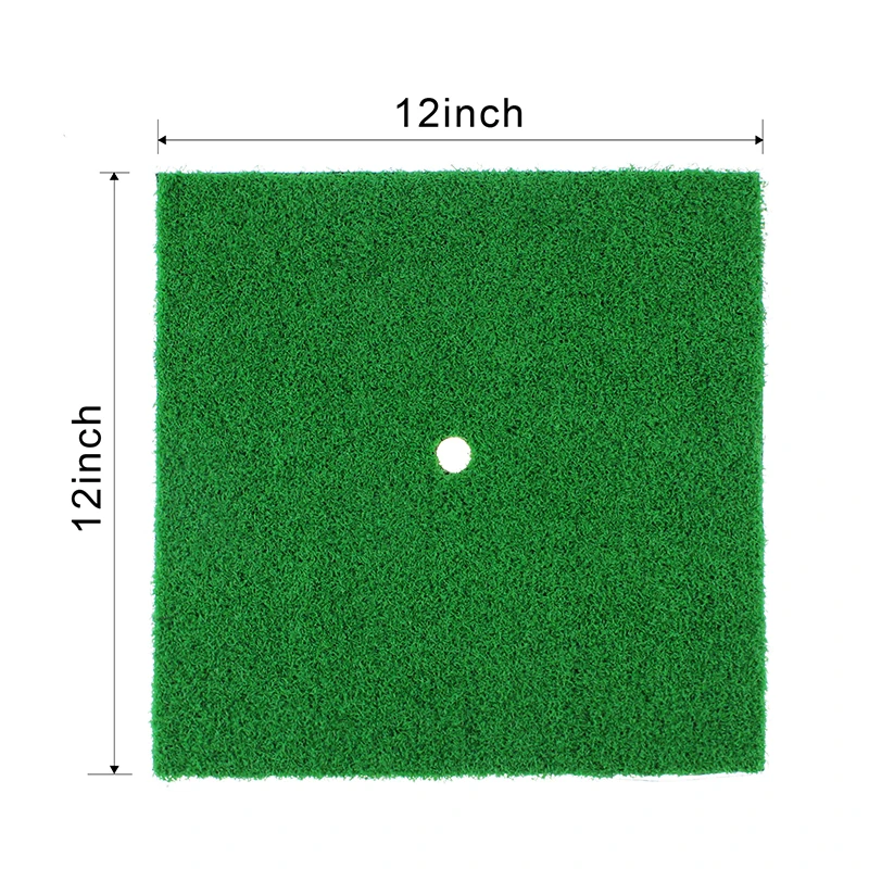 CRESTGOLF Golf Hitting Mats Indoor/Outdoor SBR Golf Mats for Driving Range Practice Backyard Use Green (Long/Short Grass)