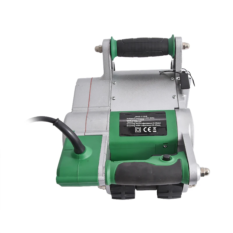 JHS-1100 Industrial Wall Chaser Electric Wall Line Slot Machine Wall Groove Cutting Slotting Machine 220V/110V 1100W 25/35MM