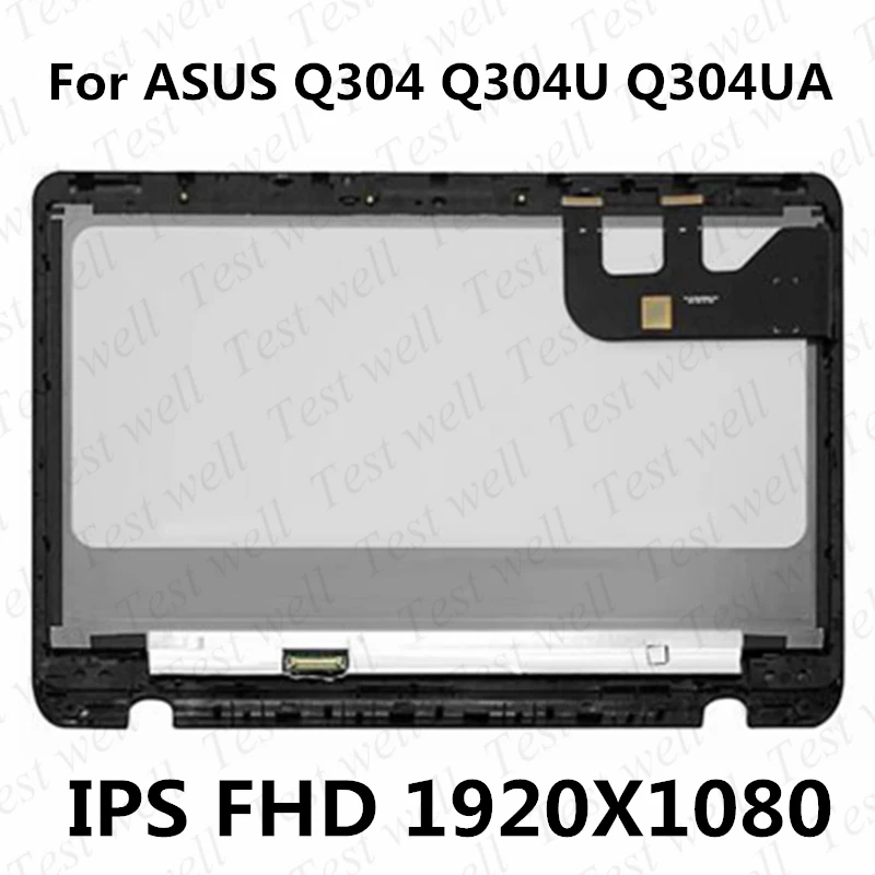 

Original 13.3'' FHD LCD Assembly Touch Screen Digitizer+Frame N133HSE-EA3 For ASUS Q304 Q304U Q304UA Q304UAK