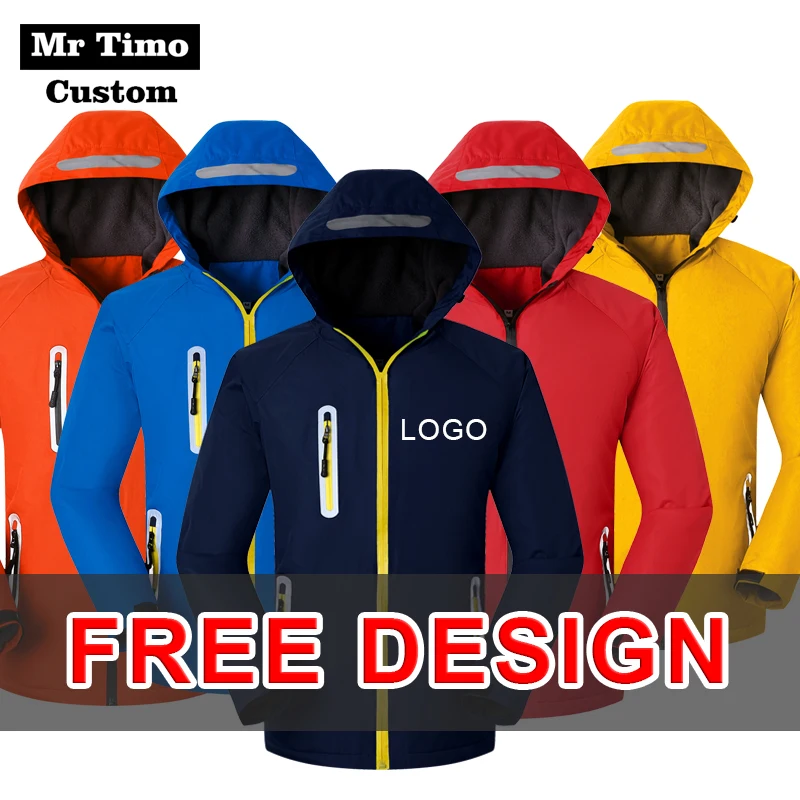 Winter Thick Windbreaker Company Team  Custom LOGO Embroidery Design  Down Jacket Men's And Women's Coat Tops