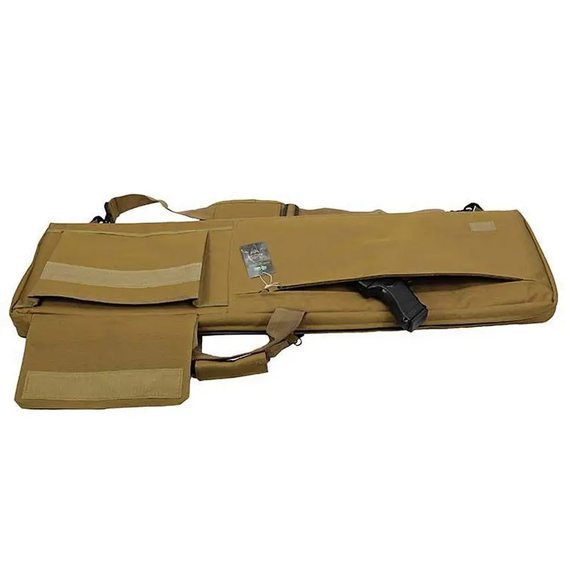 85CM/100CM sprzęt wojskowy Tactical Gun Bag Airsoft strzelanie pojemnik wyścielany polowanie Wargame torba na ramię z ochrony bawełny