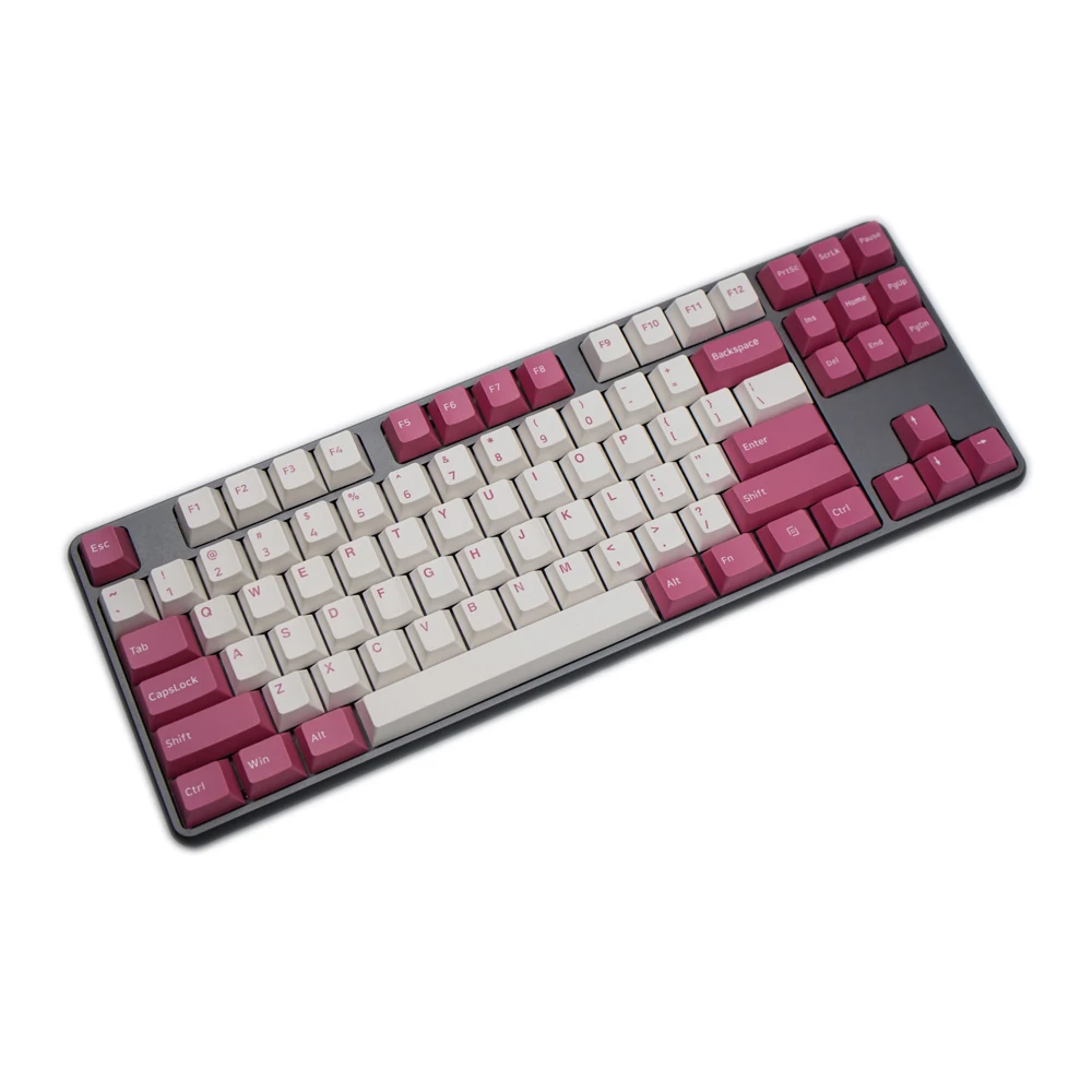 

G-MKY 150 KEYS Cherry Profile PINK Keycap DOUBLE SHOT Thick PBT Keycaps FOR MX Switch Mechanical Keyboard