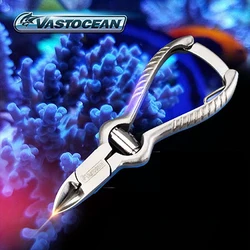 VASTOCEAN-Stainless Steel Coral Scissors, Coral Clamp, Coral Bone Cutter, Fish Reef Tank Tools, Black