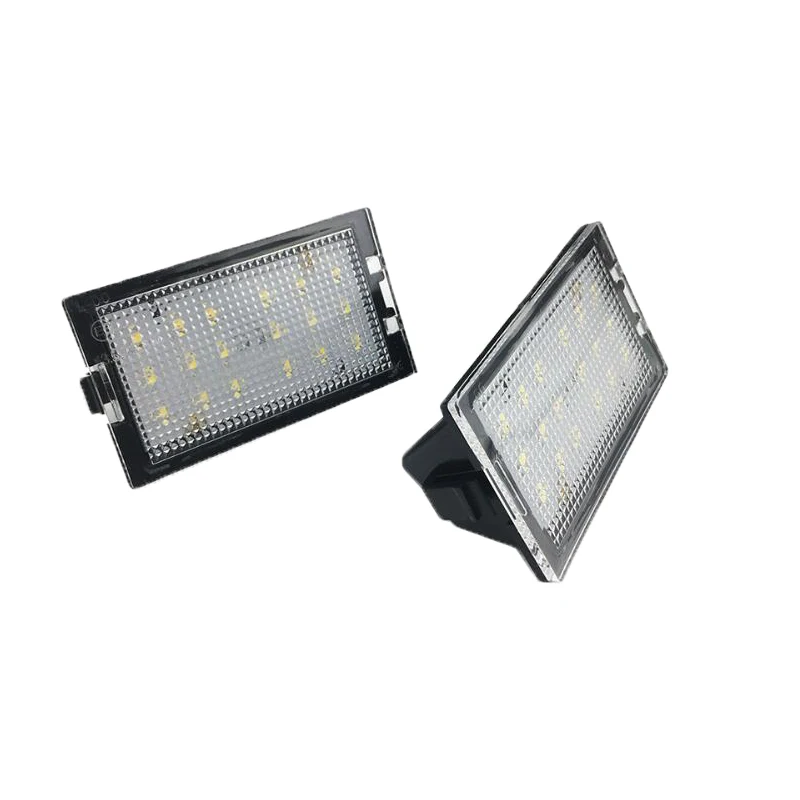 

2pcs LED 12V Car License Plate Light For Land Rover Discovery 3 4 LR3 LR4 Freelander 2 LR2 Range Rover Sport Number Plate Lamp