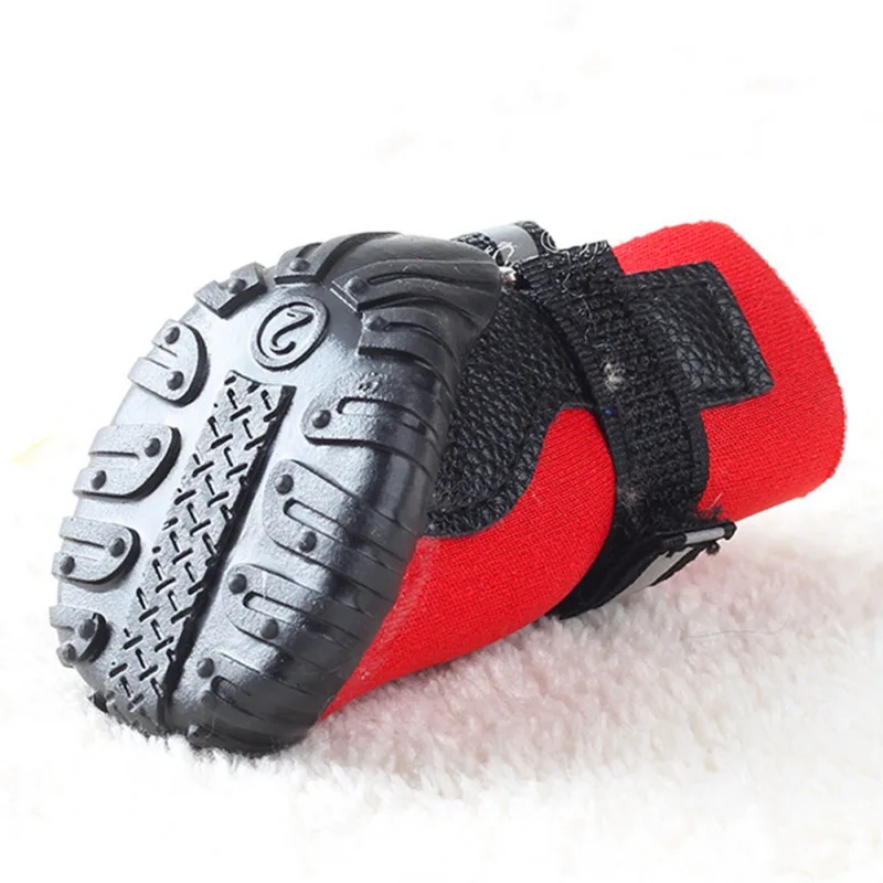 Shoes For Dogs Winter Pet Dog Shoes For Small Dogs Warm Snow Boots Waterproof Fur Non Slip Chihuahua Shoes Reflective Dog Boots