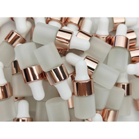 50/30/20Pcs 2ml 3ml 5ml Frosted Glass Dropper Bottles Empty Essential Oil Bottles Jars Vials With Pipettes Perfume Bottles