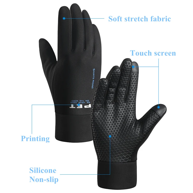Youpin Winter Gloves Thermal Warm Waterproof Windproof Outdoor Anti-slip Sports Cycling Full Finger Touch Screen Glove Unisex