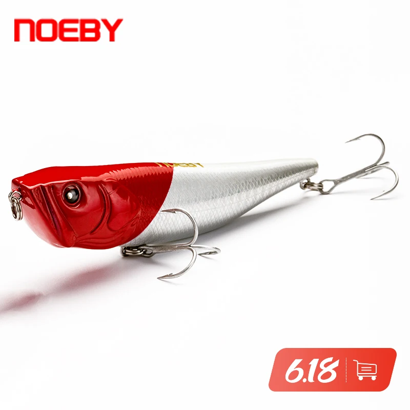 NOEBY Wobbler Topwater – Señuelo flotante de superficie 100mm - imagen 5