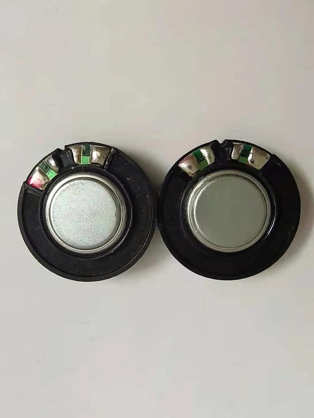 Hifi 27MM Headphone Speaker Driver atas telinga Headset dengan logam Mesh penutup Earphone suku cadang perbaikan 32ohm 110DB produk baru 2 buah