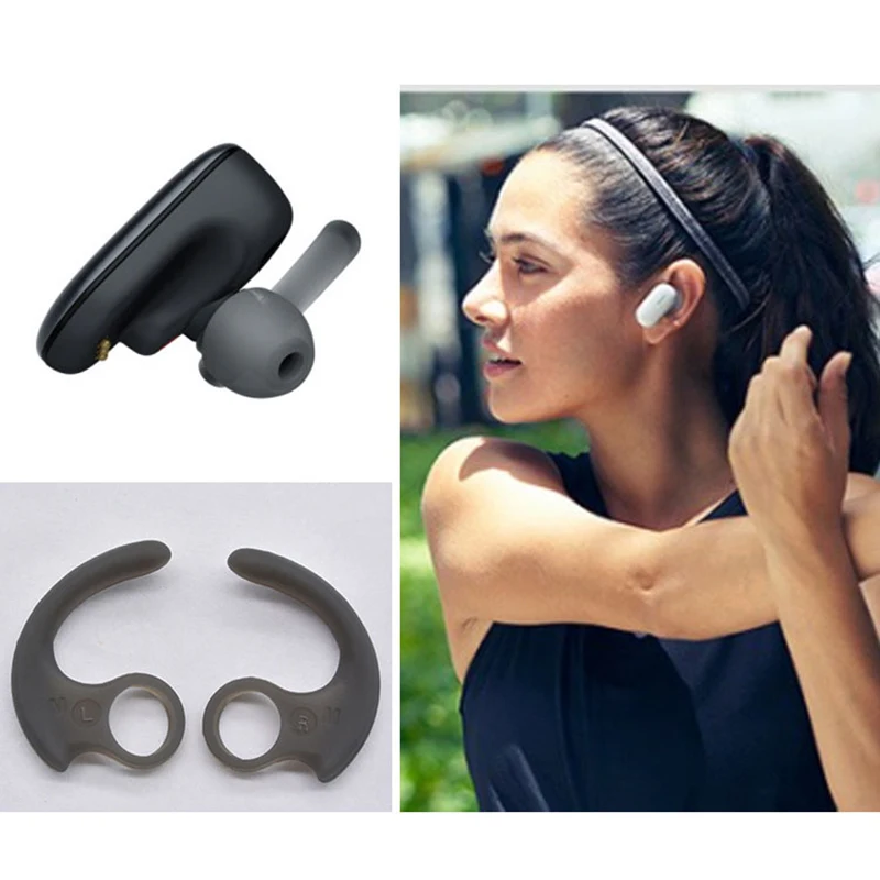 3pairs Soft Silicone Ear Pads Eartips Earphone Silicone Case Ear Hook In-Ear Earbuds For Sony MDR-XB50BS Sp600n Sp700n Ear Tips