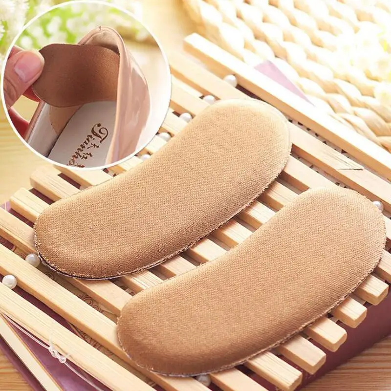 Strong Sticky Fabric Protect Back Heel Shoe Pads Cushion Soft Sponge Liner Grips Back Heel Inserts Insoles LX8068