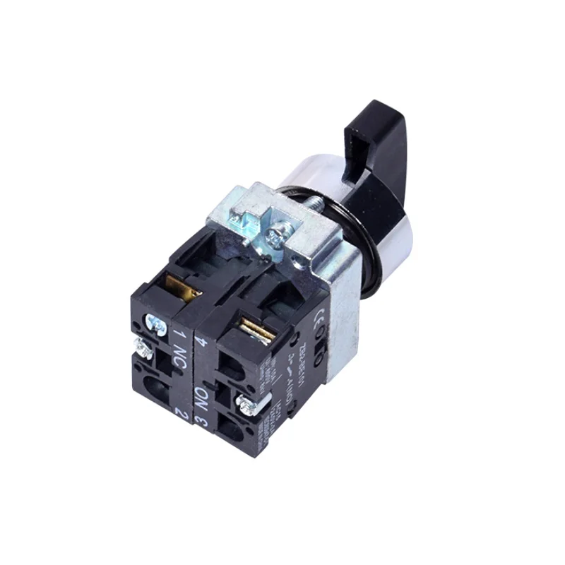 XB2 Rotary Switch 2/3 Position Self Locking / Self Resetting Selector Knob Switch 1NO/2NO/1NO1NC BD21 BD33 BD22 BD25 BD45 BD53