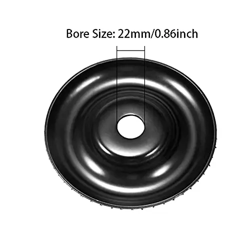 22mm Grinder Rad Disc 5 zoll Winkel Grinder Holz Carving Disc 5 "(125mm) dia x 7/8" Bohrung Holzbearbeitung Schleifen Gestaltung Rad