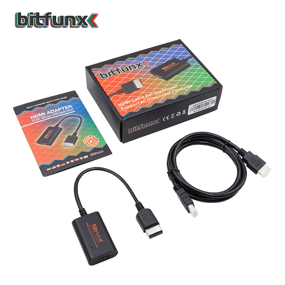 Cabo conversor de alta definição para a Sega Dreamcast Game Machine, adaptador durável, conveniente, 2021