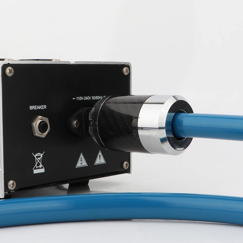 Hi-Fi посеребренный Американский кабель питания, Hi-Fi шнур питания Schuko с черной вилкой из углеродного волокна, сетевой шнур, усилитель CD