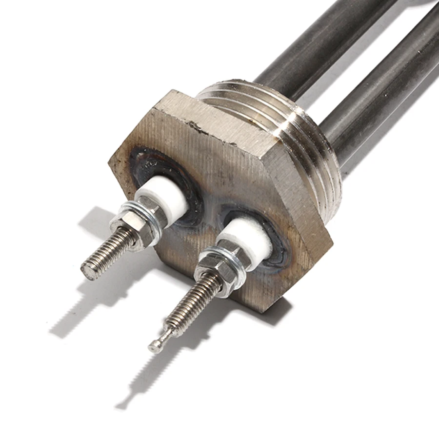 1 Inch BSP/DN25 Thread 304SS Heating Element with Green Oil Handling 1KW/2KW/3KW/4KW Solar Water Heating Element with Nut/Thread