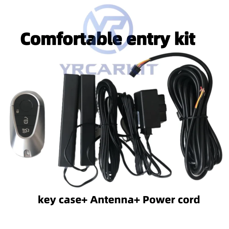 New Product Universal Keyless Entry Kit Smart Remote car key Modified Refit Alloy Key Case shell Original 1:1 design