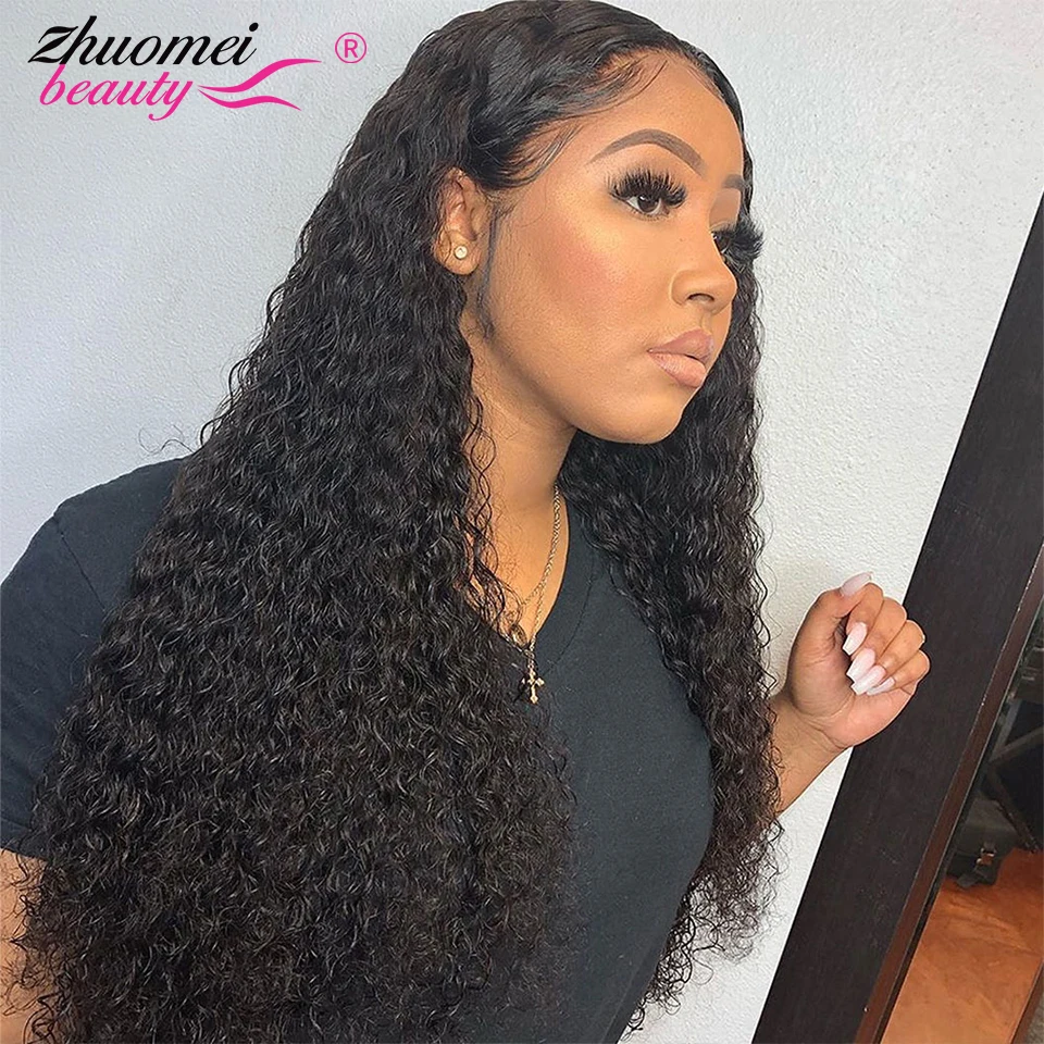 

HD Transparent Lace Frontal Wig Curly Human Hair Wig 5x5 Lace Closure Wig 250% Lace Front Human Hair Wigs Curly Lace Front Wig