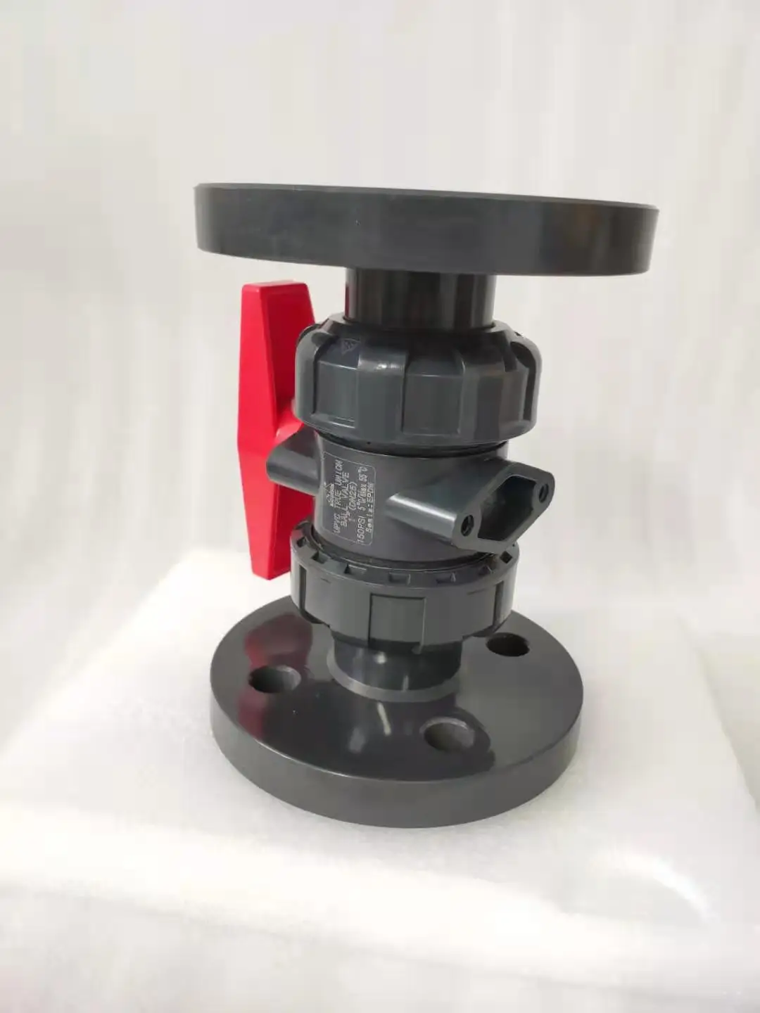 Sanking 32mm PVC DIN Flanged True Union Ball Valve