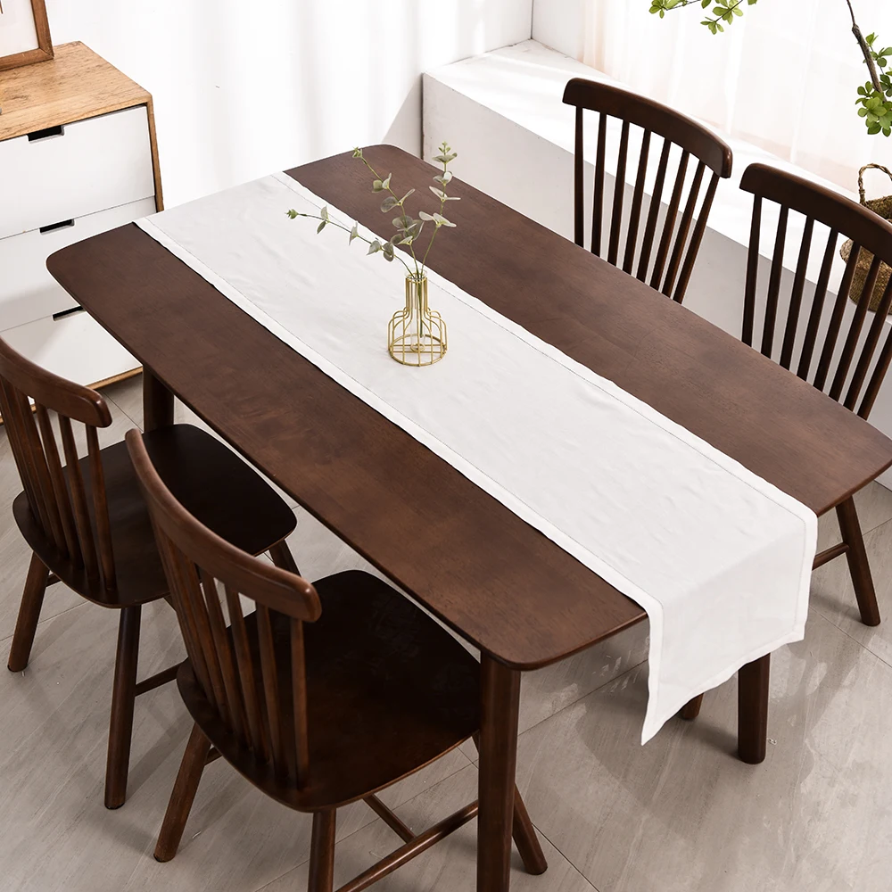 12 Stück Tischservietten für Hochzeit, Party, Abendessen, weiße Stoffservietten für Restaurant und Zuhause, Baumwoll-Leinen-Taschentücher in 4 Größen – Detail 24