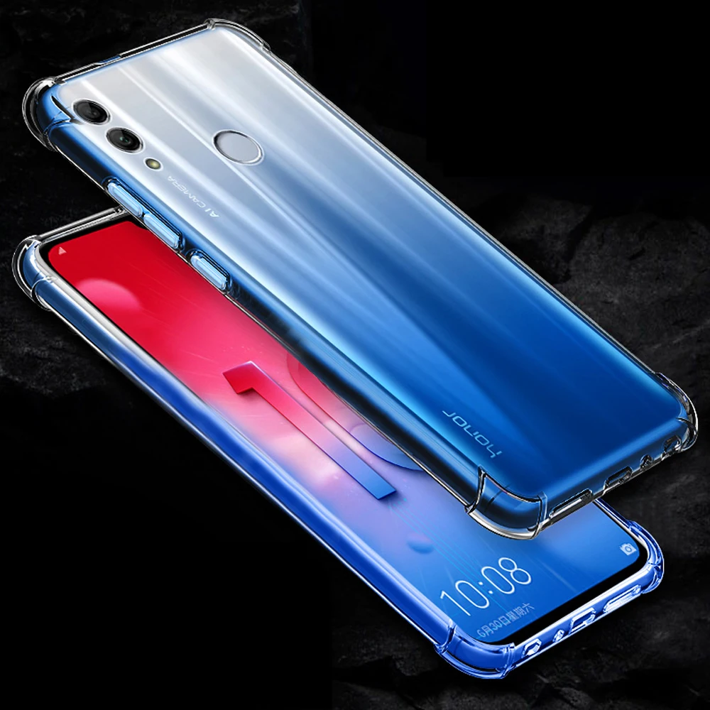 case on for huawei y5 lite y6 y7 pro y9 prime 2018 2019 fitted cases bumper mobile phone accessories silicone coque shockproof