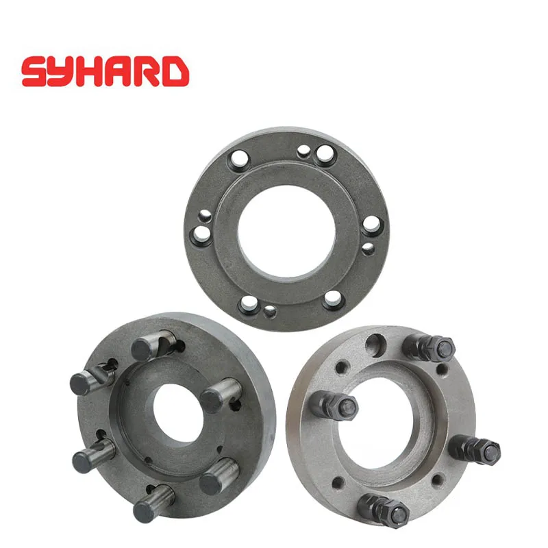 4 Jaws Type D Ring Flange Of Four Jaws Chuck For CNC Machine K72 200-C5 200-C6 250-C6 250-C8 320-C6 Flange Transition Plate