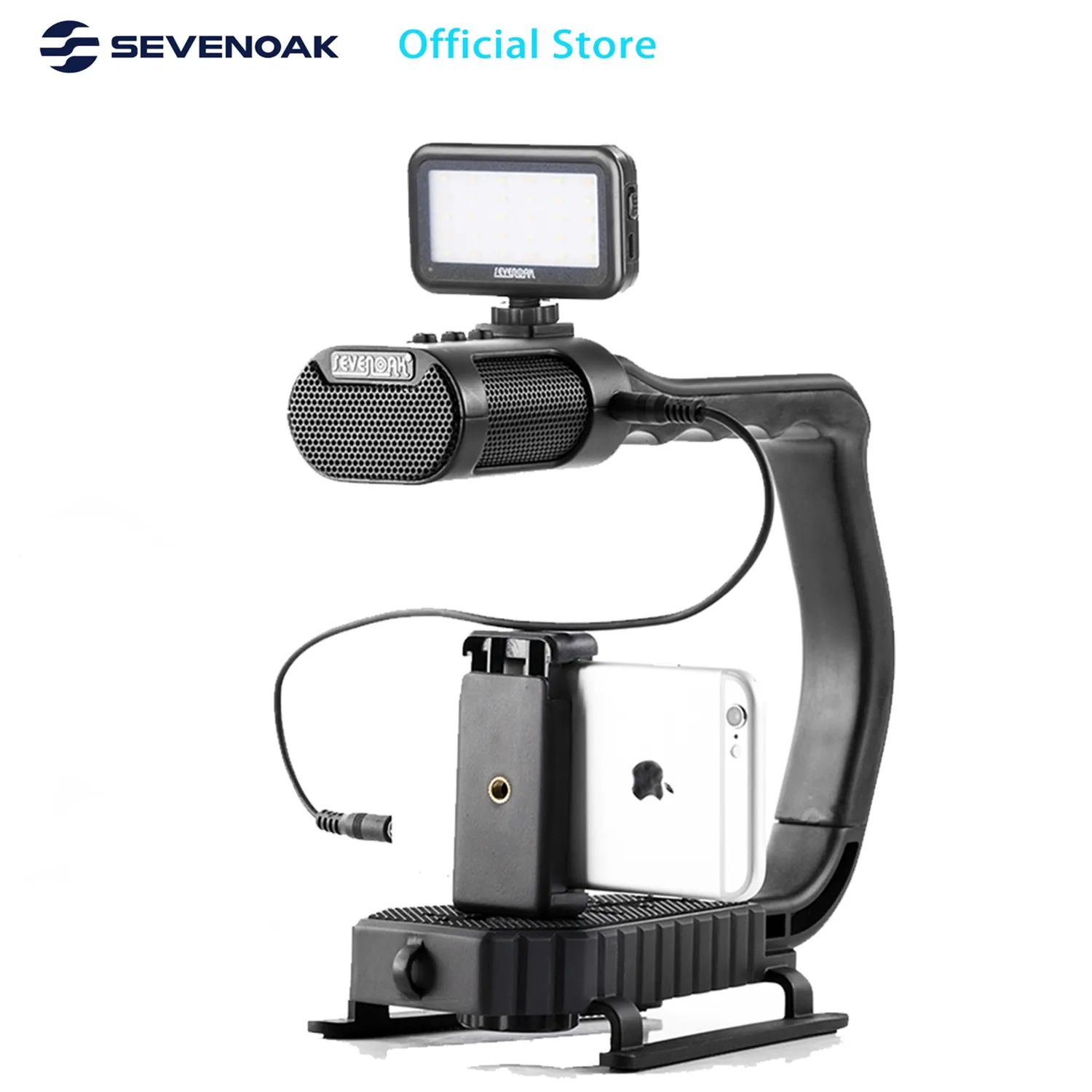 

Sevenoak Handheld Stabilizer&Video Led Lights&Remote Control for Smartphone GoPro Canon Sony Alpha RX0 DSLR Camera Camcorder