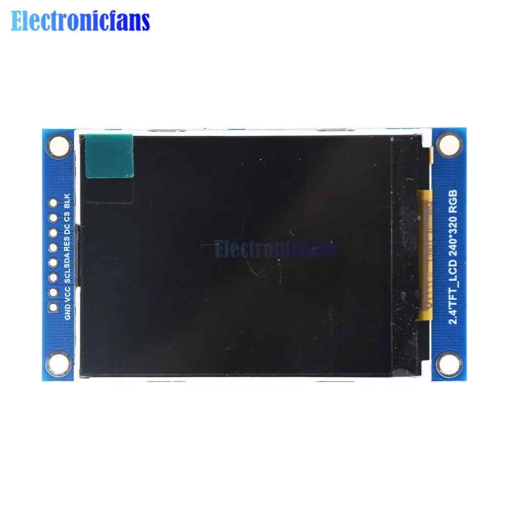 Imagem -04 - Display Lcd Tft de Tela Colorida Unidades sem Painel de Toque Bits 240x320 Ili9341 Driver Spi Módulo de Porta Serial 2.