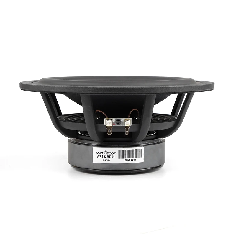 HF-023 HiFi スピーカー 8.75 インチ ダイカスト アルミ シャーシ ペーパー コーン ミッドウーファー スピーカー ドライバー ユニット WF223BD01 4 オーム 89.5dB (1 個)