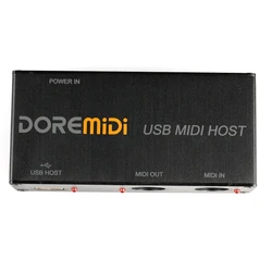 UMH-10 USB MIDI HOST Box Midiplus 16-kanałowy interfejs MIDI pięć interfejs wtykowy dla klawiatura MIDI klawiatura pianina kabel przyrządowy