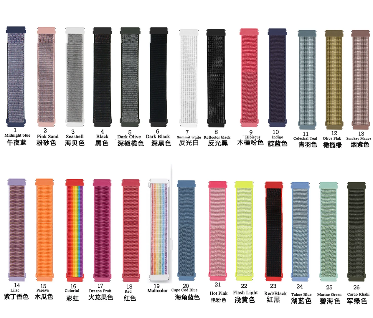 Sportowa pętla nylonowa wymienny pasek do Huami Amazfit Bip Lite S U inteligentny zegarek 20mm pasek do zegarka 22mm do Amazfit GTS 2 2e mini