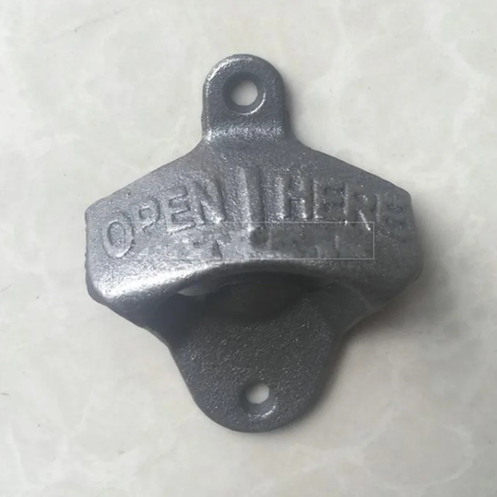 

200pcs/lot VINTAGE CAST IRON WALL MOUNTED BEER BOTTLE OPENER ANTIQUE OLD STYLE Solid Iron Vintage Bottle Openers