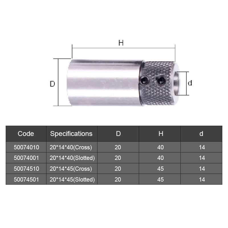 UCHEER 1pcs Woodworking Drill Bit Row Cross Sleeve Row Drill Clamp Sleeve Base on Drilling Rig