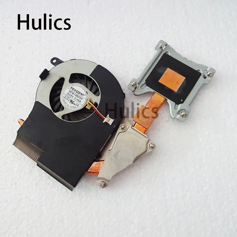 Hulics Used  For HP Pavilion G72 CQ62 G62 G62-B35SG Fan And Independent Thermal Module 612355-001 Heatsink