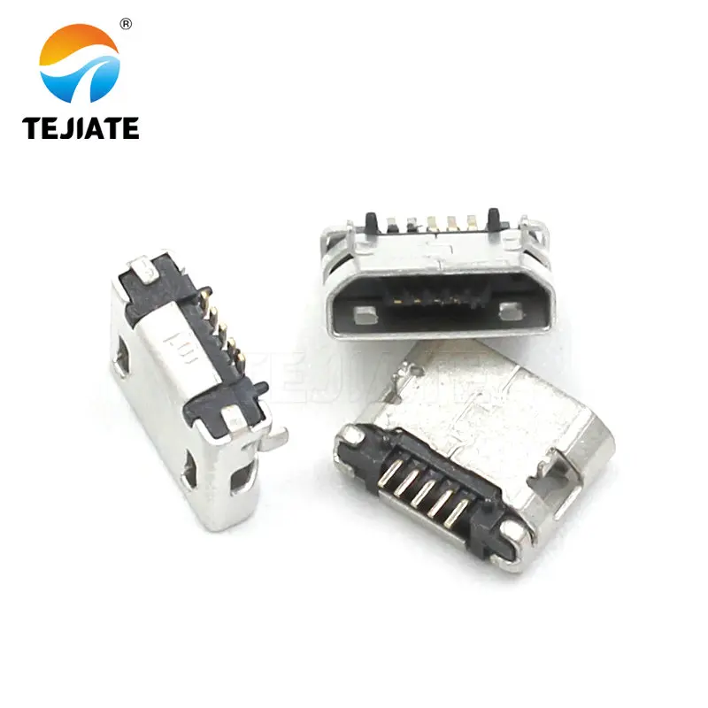 Bộ 50 Micro-USB Ổ Cắm MK5P Nữ-Ổ Cắm/Nam-Cắm Paster/Thẳng-Lắp Loại cắm Giao Diện