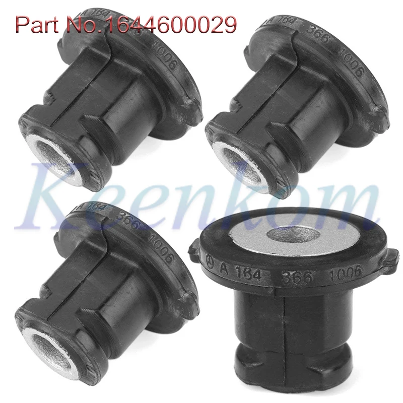 4PCS Steering Rack Mount Bushing 1644600029 For Mercedes W164 W251 R320 R251 R350 GL320 GL450 GL550 R63 ML63 ML350