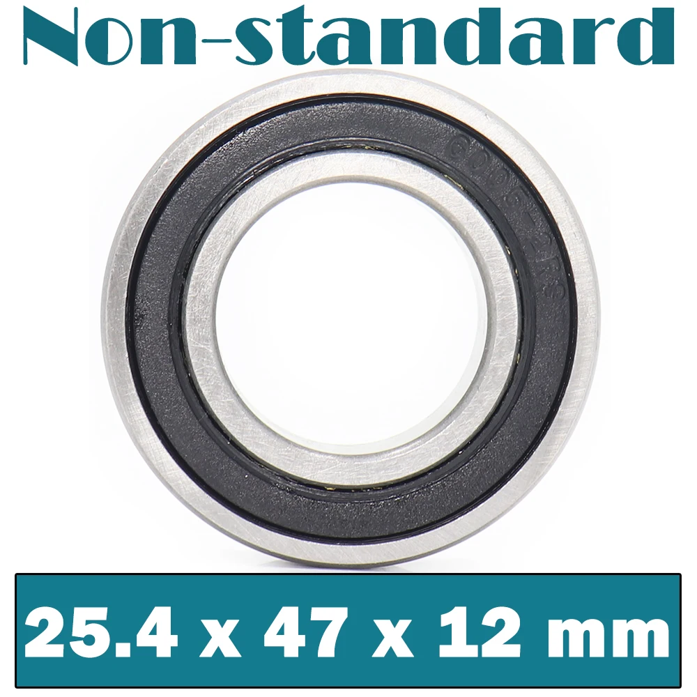 Roulements à billes non standard, diamètre intérieur 25.44712mm, diamètre extérieur 47mm, épaisseur 12mm, 25.4x47x12mm, 1 pièce