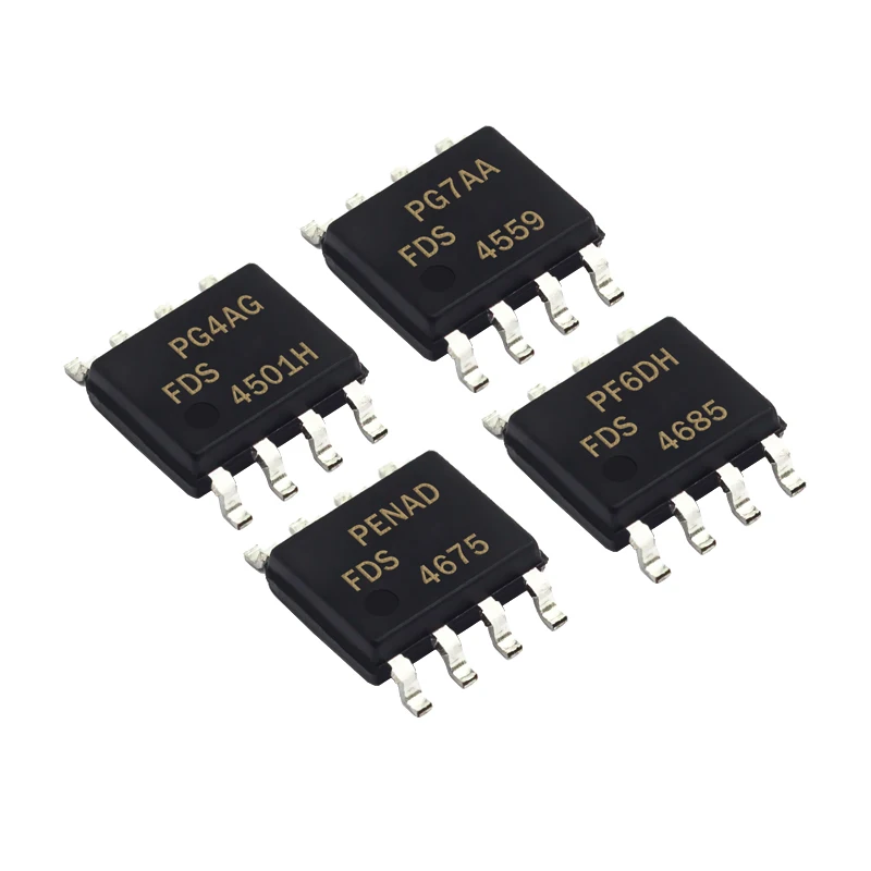Lot de 10 transistors à effet de champ FDS4685 SOP8, ensemble de composants électriques multi-spécifications, Kit électronique Arduino Nano Diy