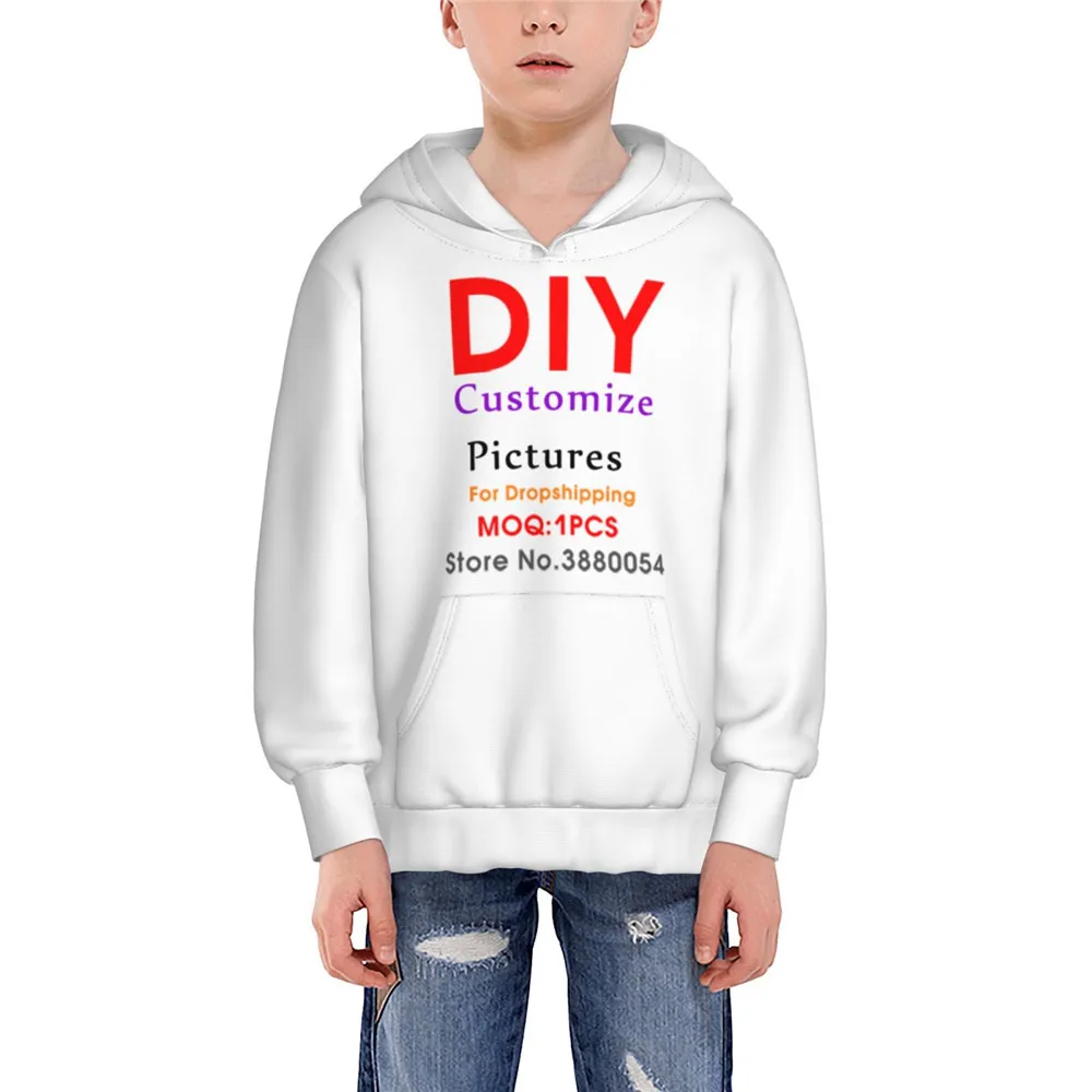 

Noisydesigns Wholesale Custom Kids Boys Fleece Hoodies Sweatshirts Men Fashion Pullovers Girls Harajuku Style Free Dropshipping