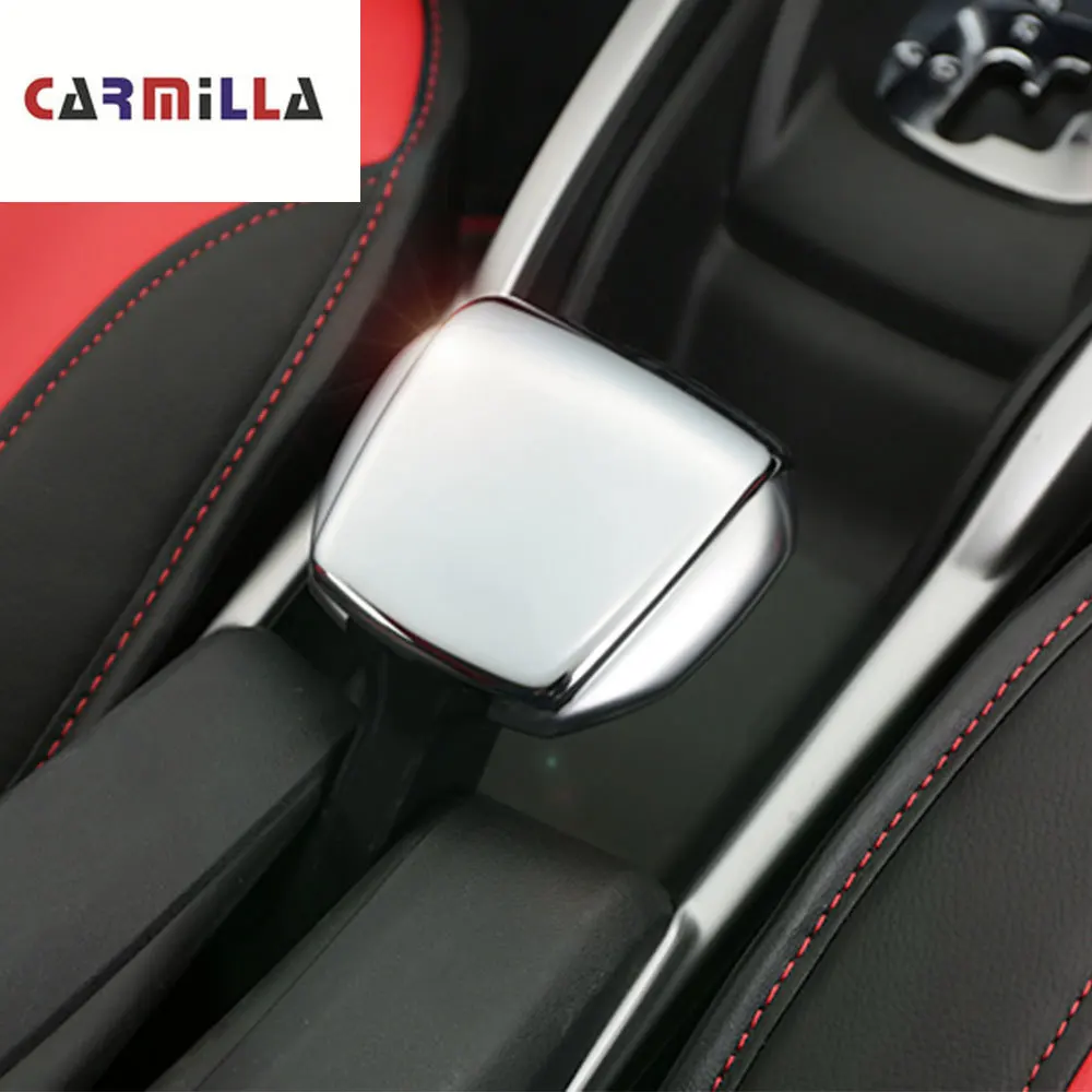 Carmilla Car Styling Handbrake Cover Fit for Peugeot 2008 2014 - 2019 Hand Brake Decoration Trim Sticker Accessories